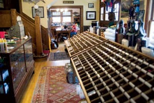 Northwoods Angler carries locally made flies.