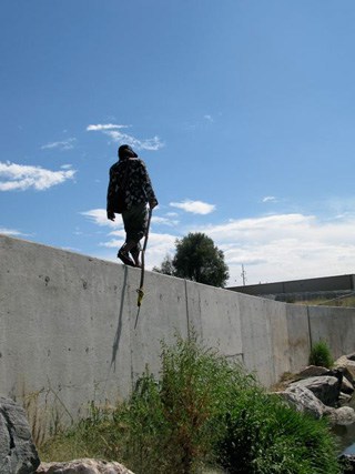 dude with spear