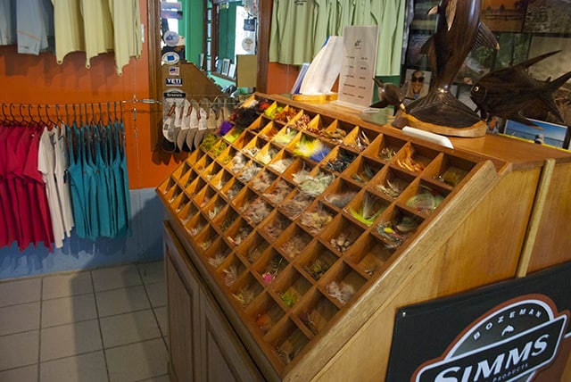 Tres Pescados Fly Shop has a all the needed flies and gear.