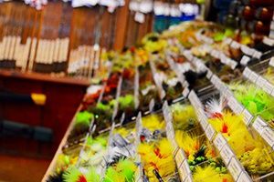 Sportsman’s Finest Flyfishing carries everything you could need.