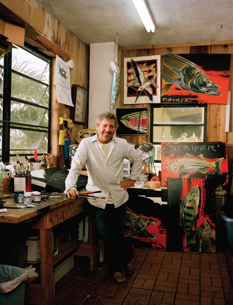 Borski in his studio