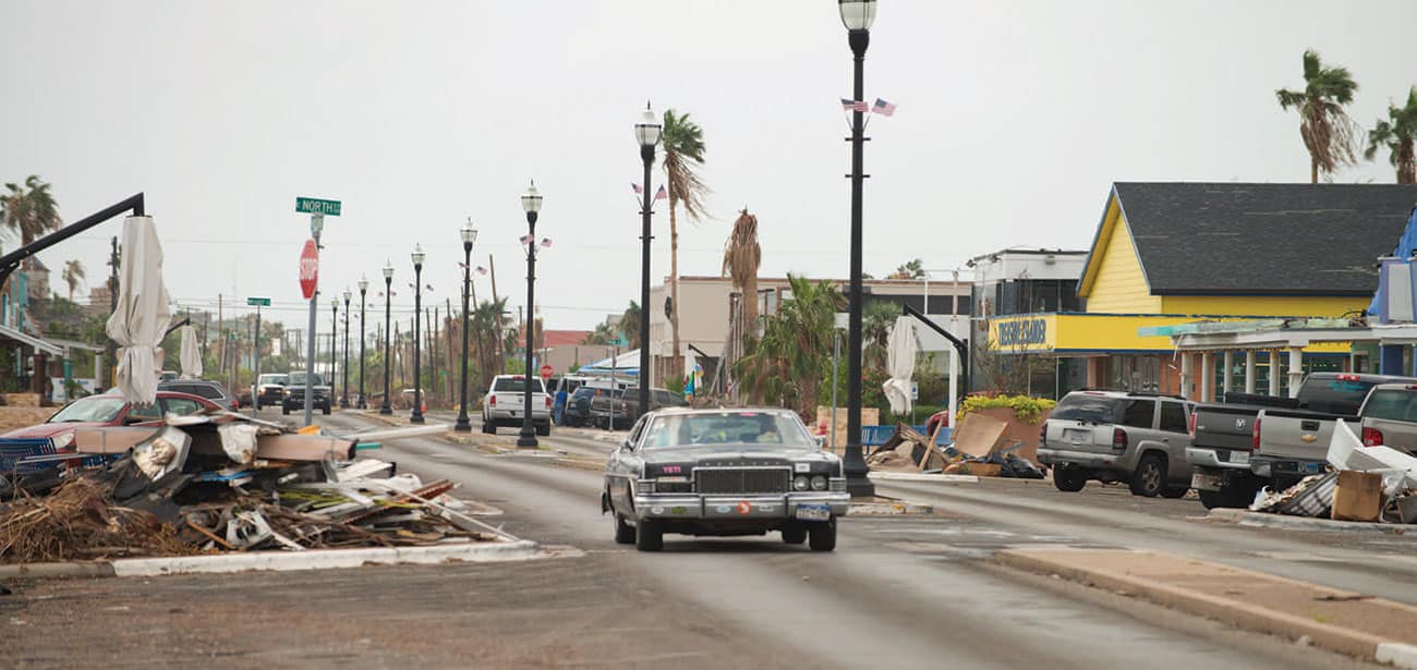 Clyde makes landfall at Aransas Pass