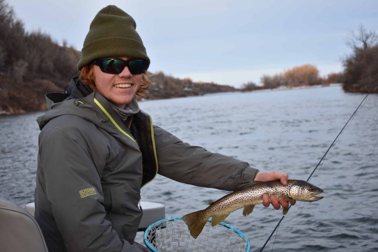 Snakey Brown Trout on the Big Horn River Snakey Brown Trout on the Big Horn River