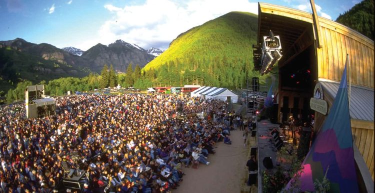Festivarians gather for the Telluride Bluegrass Festival Festivarians gather for the Telluride Bluegrass Festival