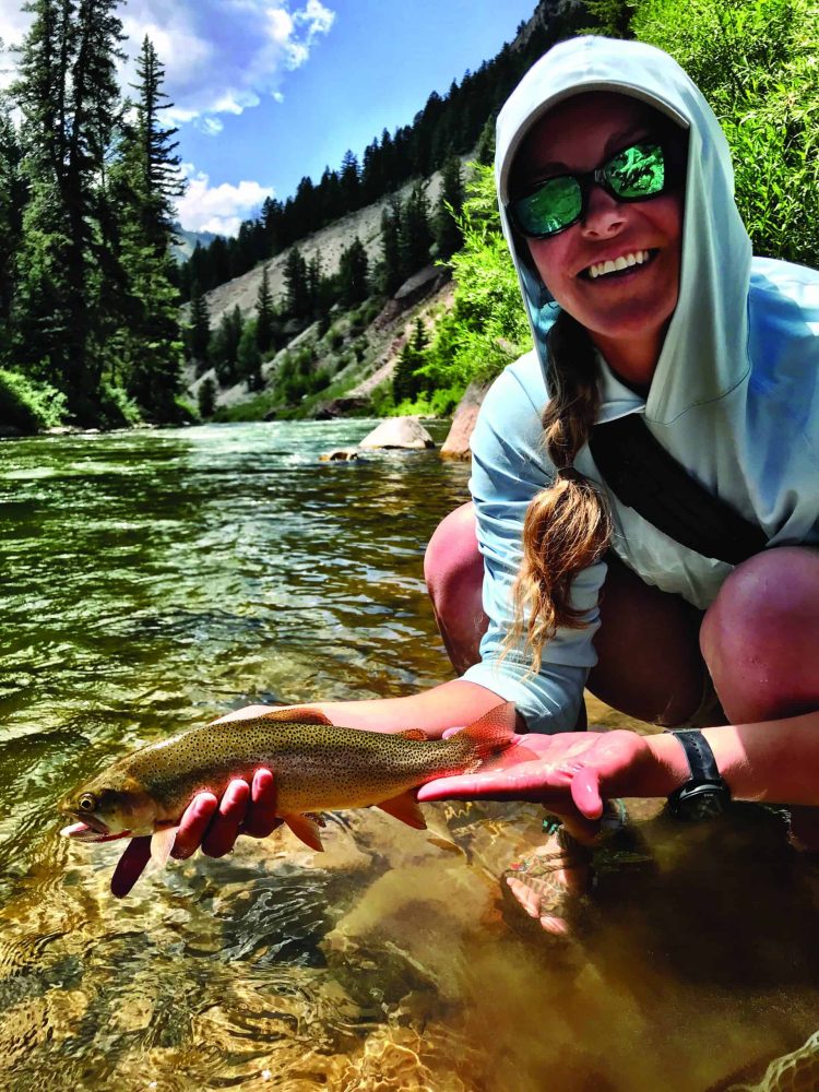 Proctor’s Snake River Cutty from Wyoming’s Hoback River. Brianna Proctor