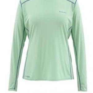 Simms Women's Solarflex Crew Neck- Green